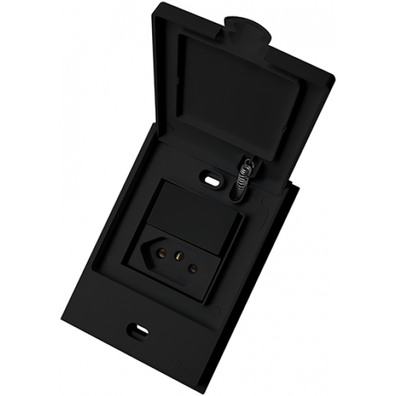 CJ INTERRUPTOR PARALELO + TOMADA 20A - BLUX B.L'ACQUA BLACK GRAFITE CJ INTERRUPTOR PARALELO + TOMADA 20A - BLUX B.L'ACQUA BLACK GRAFITE